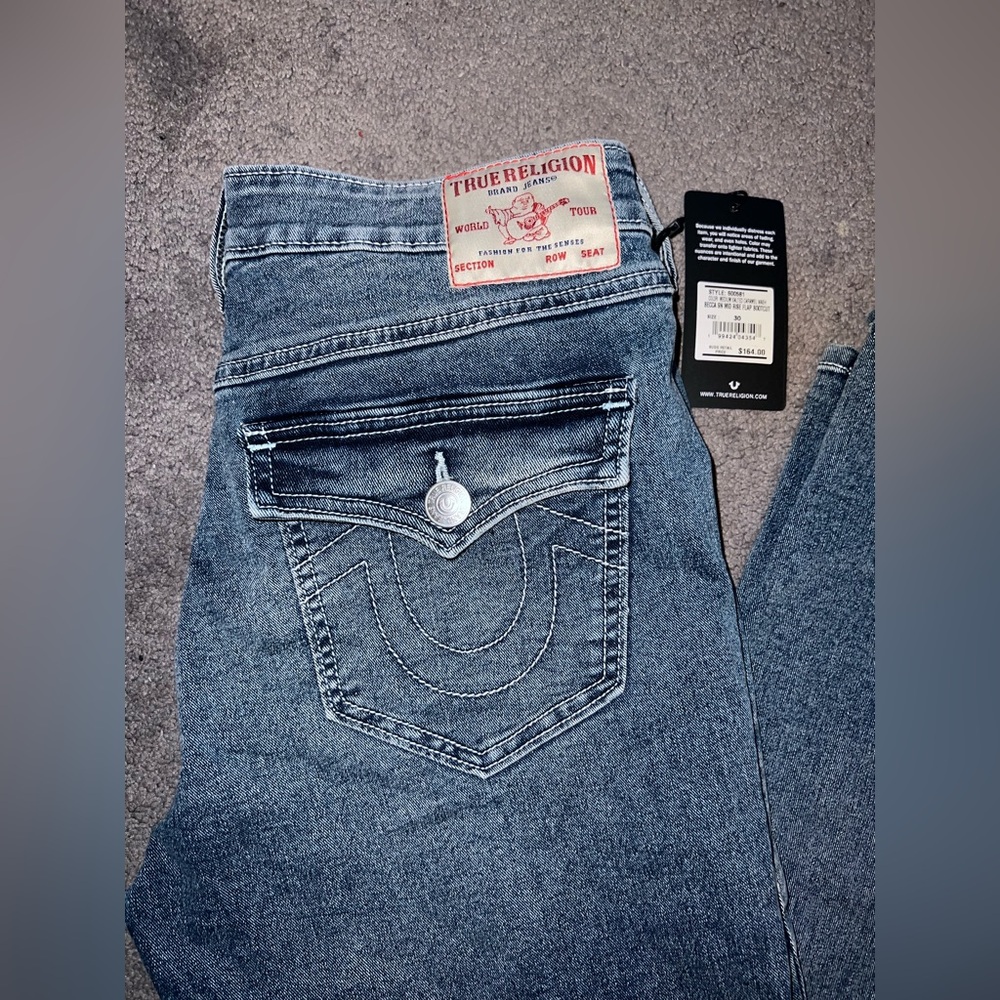 True Religion women’s Becca mid rise jeans size